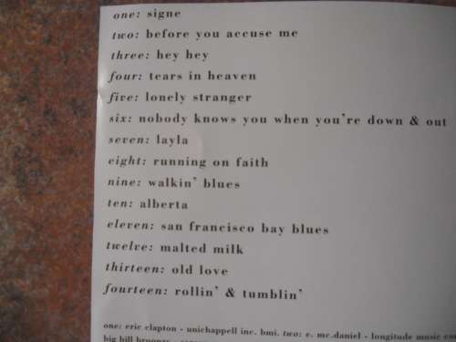 Eric Clapton Unplugged CD